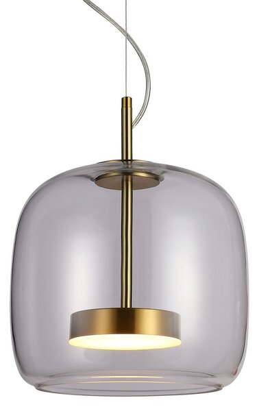 Italux PND-17760A-BRSS-SG LED závesné stropné svietidlo Caste | 10W LED | 850lm | 3000K