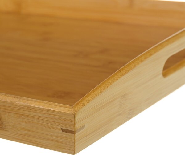 Drevený podnos z bambusu Casa Selección, 58 × 38 cm