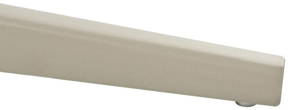 Otočná jedálenská stolička zlatohnedá látkové čalúnenie zaoblené sedadlo mid-century modern štýl kuchyňa jedáleň