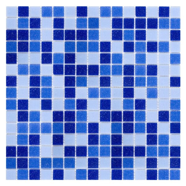 DUNIN - QMX NAVY Sklenená mozaika DUNIN (32,7 x 32,7 cm / 1 ks)