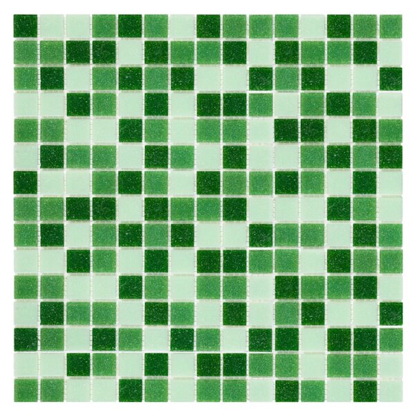 DUNIN - QMX GREEN Sklenená mozaika DUNIN (32,7 x 32,7 cm / 1 ks)
