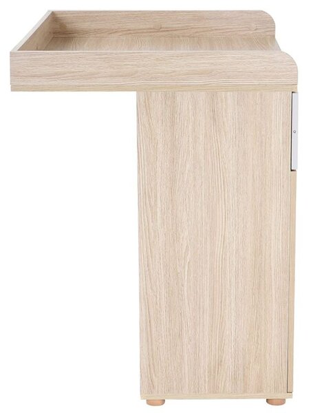 Prebaľovacia komoda vo farebnom prevedení dub, 92 cm