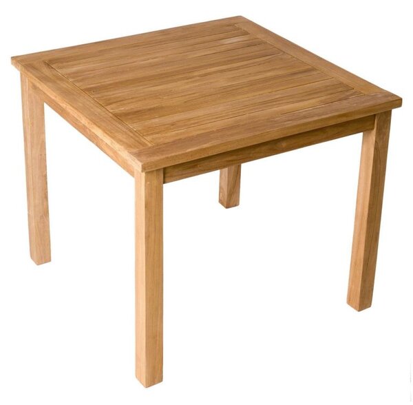 Divero 68016 Záhradný drevený stôl, 90 x 90 x 75 cm