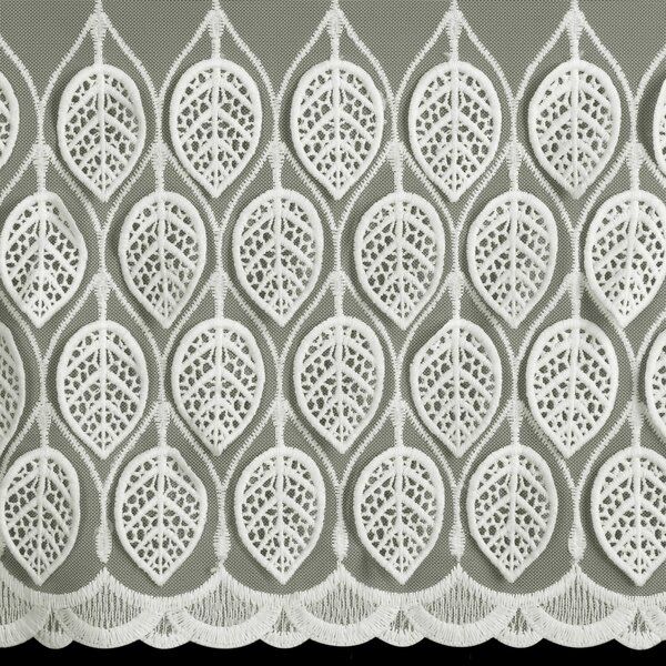ZÁCLONA NA KRÚŽKOCH NIRA 350X150 CM KRÉMOVÁ