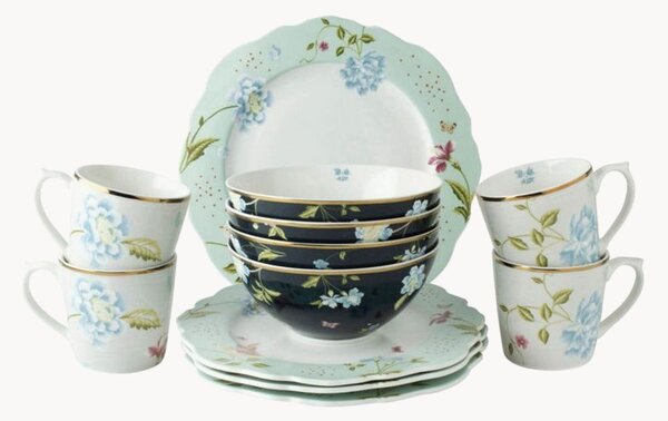 Porcelánová súprava riadu Gift, 4 osoby, 12 ks