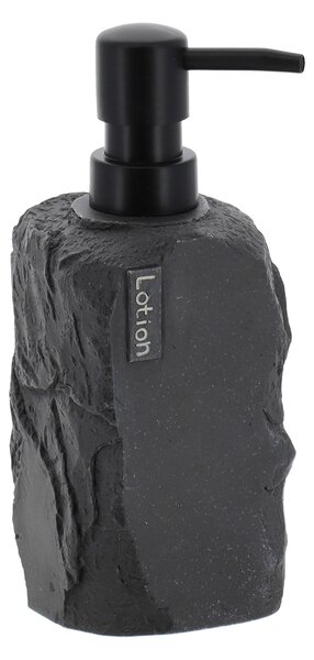 Dávkovač mydla Paola, čierna/s čiernymi prvkami, 400 ml