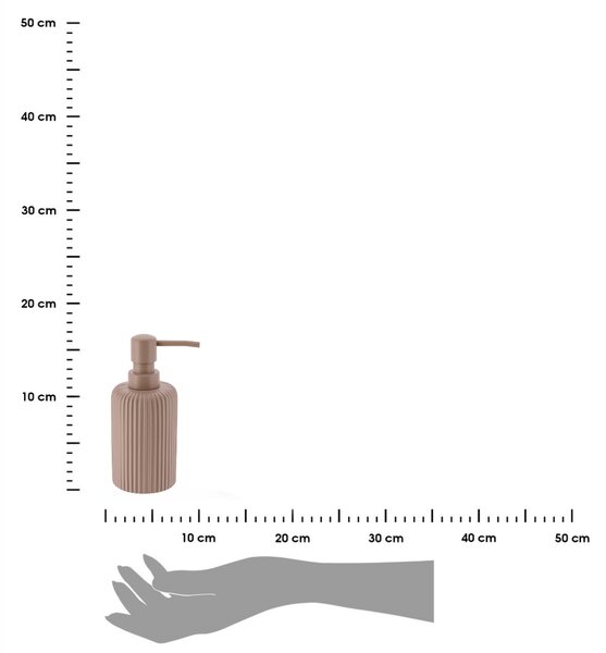 Dávkovač mydla Sida, béžová, 230 ml