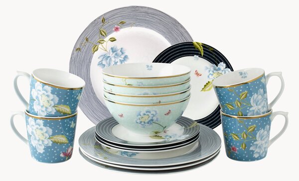 Porcelánová súprava riadu Gift, 4 osoby, 16 ks