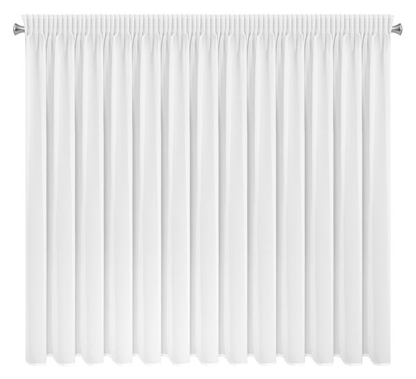 ZÁCLONA NA PÁSKE DEBRA 400X160 CM BIELA BX