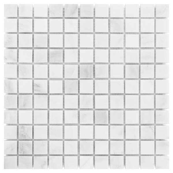 DUNIN - B&W Eastern White 25 Mramorové mozaiky DUNIN (30,5 x 30,5 cm / 1 ks)