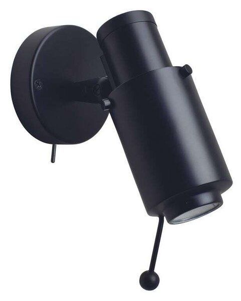 DCW - Biny Spot LED w/Prepínač & Rod Black/Black - Lampemesteren