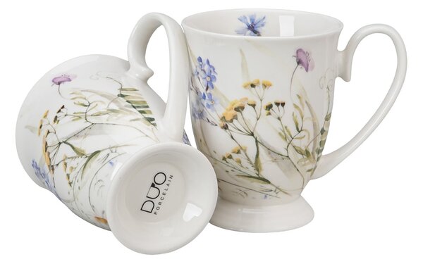 Porcelánový hrnček na nohe Royal Melody 340 ml sada 2ks