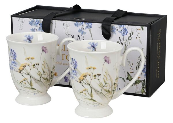 Porcelánový hrnček na nohe Royal Melody 340 ml sada 2ks