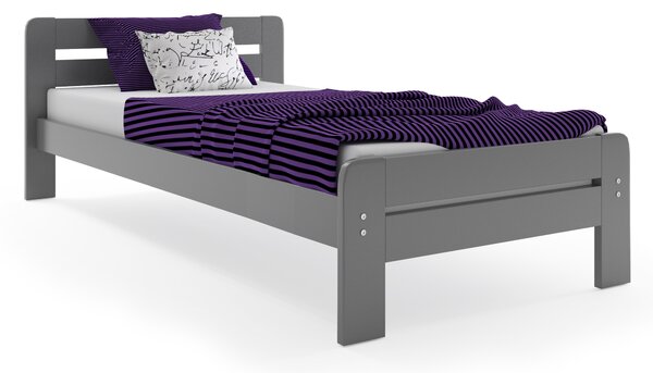 Jednolôžková posteľ DALLAS 90 farba: Sivá