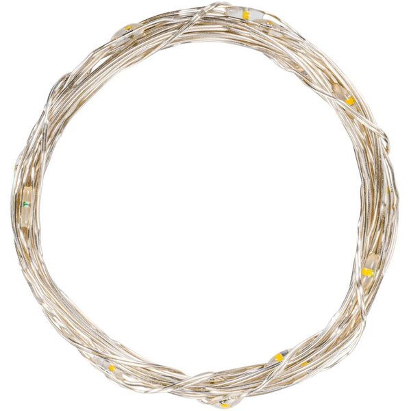 VOLTRONIC LED reťaz 10 x 25 LED, farebné, na batérie
