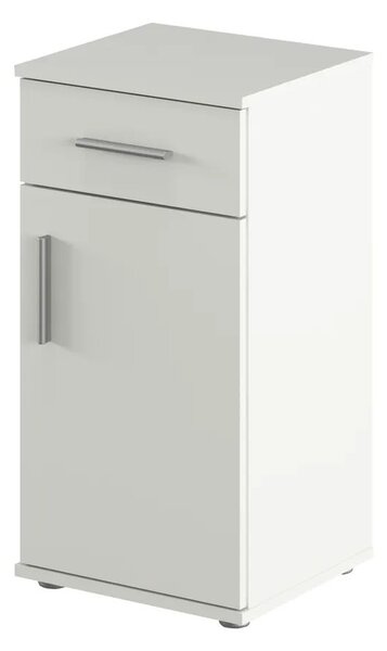 NovýNábytok.sk Skrinka Lessa 03 (biela matná). Vlastná spoľahlivá doprava až k Vám domov. 1075422