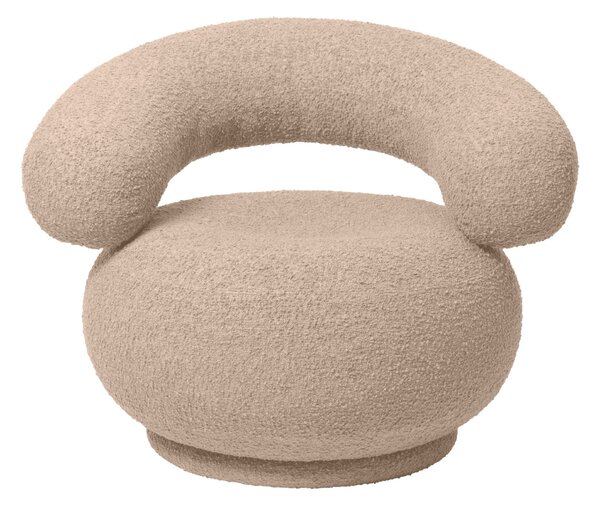Kreslo Orbo, Raw Bouclé, Natural – Ferm Living