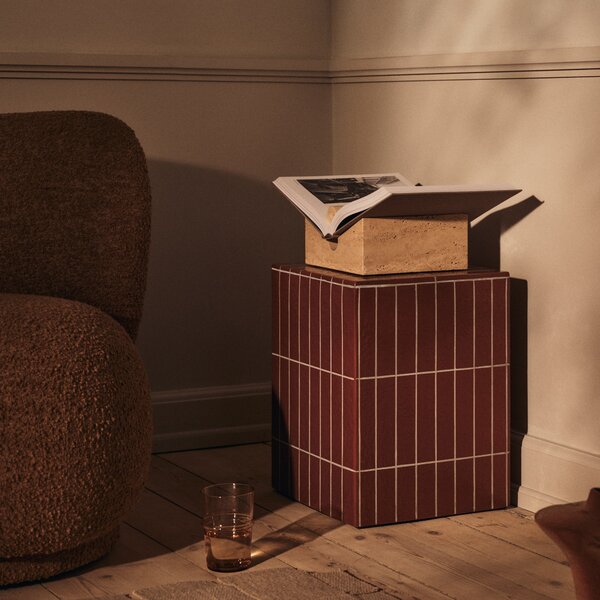 Odkladací stolík Pillar, Brown – Ferm Living