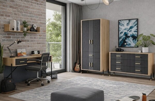 DANTE antracit DT06 komoda
