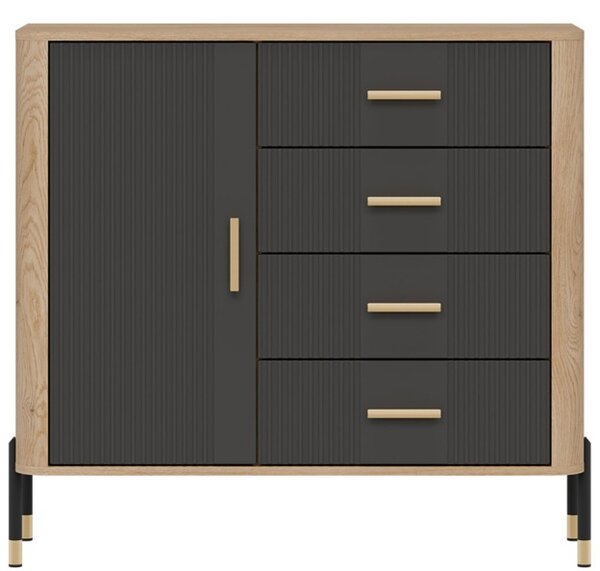 DANTE antracit DT08 komoda