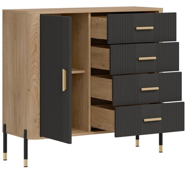 DANTE antracit DT08 komoda