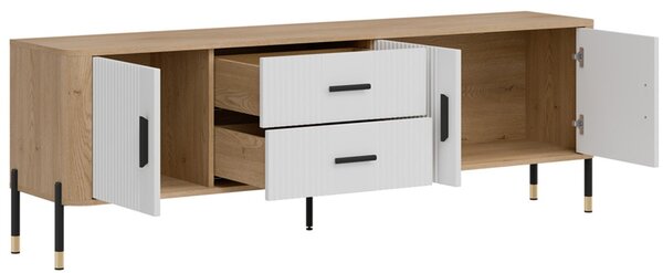 DANTE biela DT02, skrinka pod TV