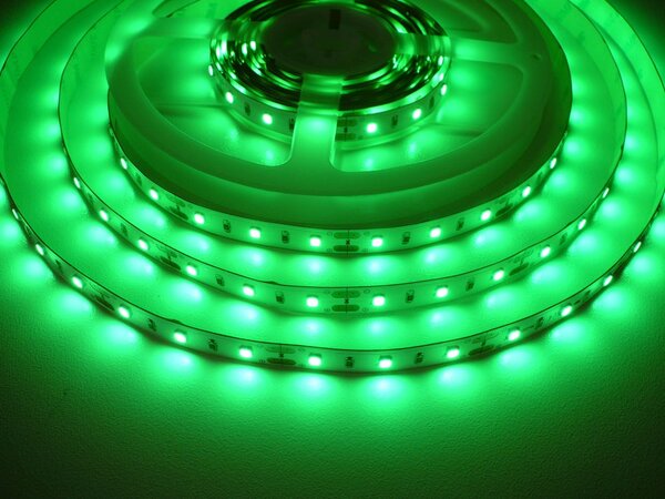 LED Solution LED pásik 12W/m 12V bez krytia IP20 Farba svetla: Zelená 07709