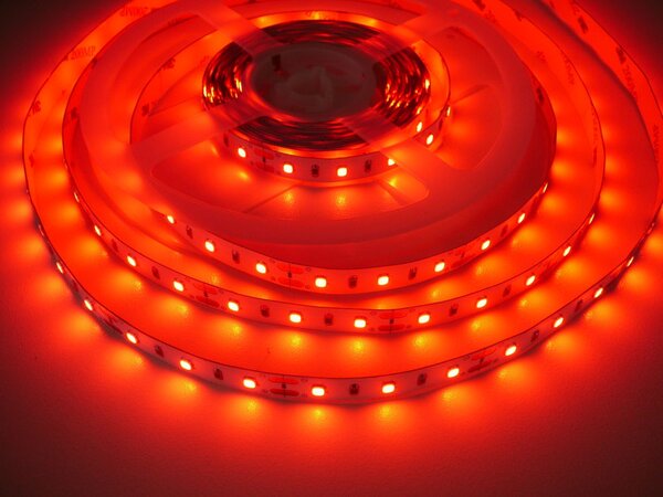 LED Solution LED pásik 12W/m 12V bez krytia IP20 Farba svetla: Červená 07708