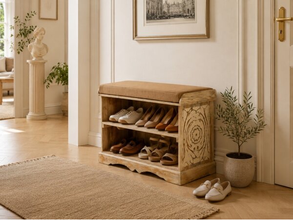 Botník Sita 90x60x40 indický masív mango