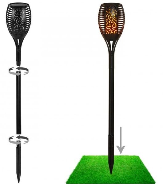 VOLTRONIC sada solárnych svetiel 33 LED, 4 ks