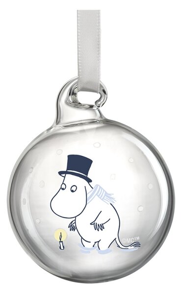 Muurla Set vianočných ozdôb Moomin Let it snow 5cm / 4ks