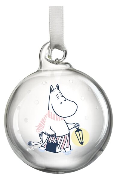 Muurla Set vianočných ozdôb Moomin Let it snow 5cm / 4ks