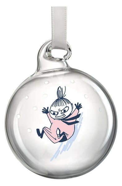 Muurla Set vianočných ozdôb Moomin Let it snow 5cm / 4ks