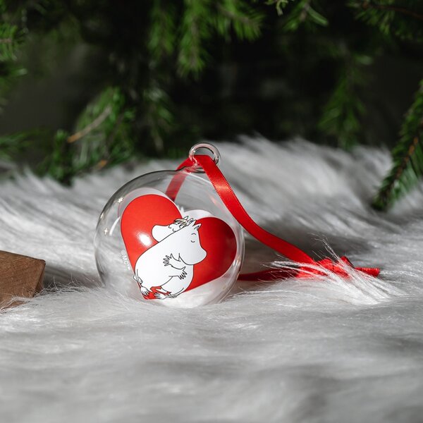 Muurla Vianočná ozdoba Moomin Heart 7cm