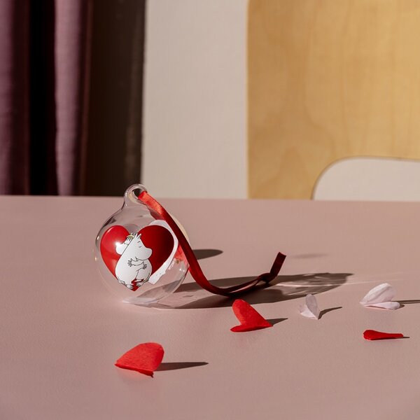 Muurla Vianočná ozdoba Moomin Heart 7cm