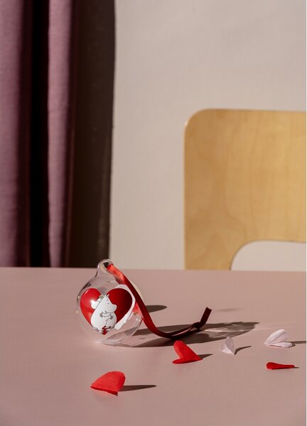 Muurla Vianočná ozdoba Moomin Heart 7cm