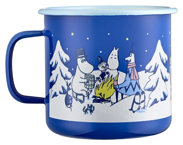 Muurla Hrnček Moomin Starry Night 0,8l, smalt / modrý
