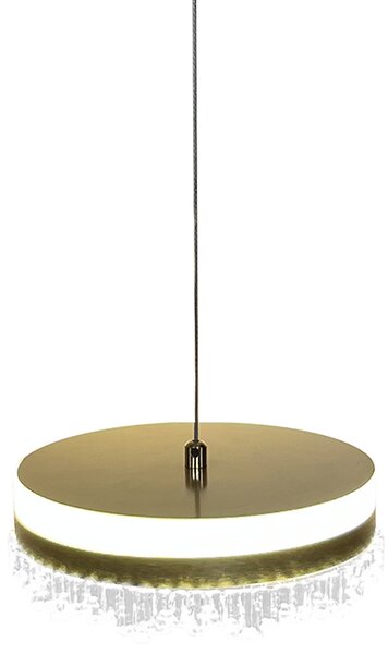 Závesné LED svietidlo Preciosa, 1x LED 25w, 4000k, g