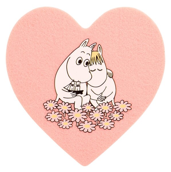 Muurla Set podtáciek Moomin Together, 4ks / ružové