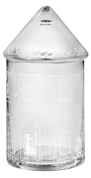 Muurla Sklenená dóza Moominhouse 18,5cm