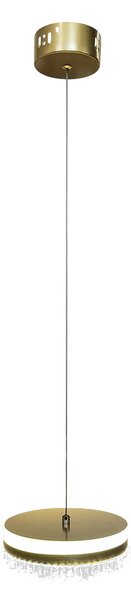 Závesné LED svietidlo Preciosa, 1x LED 25w, 4000k, g