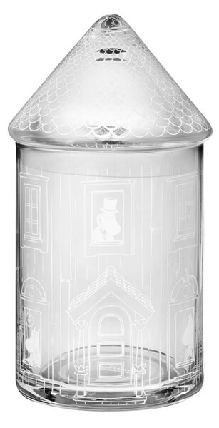 Muurla Sklenená dóza Moominhouse 18,5cm