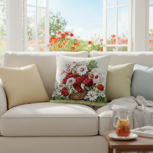 Gobelínová obliečka na vankúš 42x42 cm Eden 1409 Farba Viacfarebná Rozmery 42x42 cm