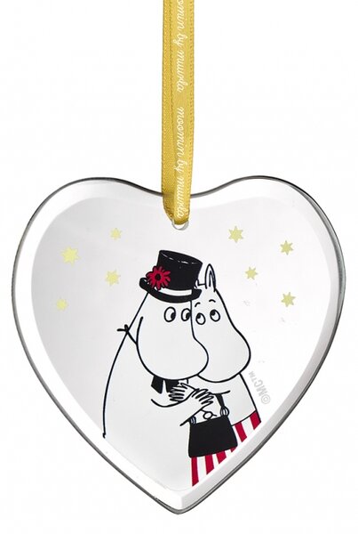 Muurla Vianočná dekorácia Moominmamma & Moominpappa