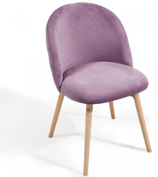 MIADOMODO sada jedálenských stoličiek, fialové, 8 ks