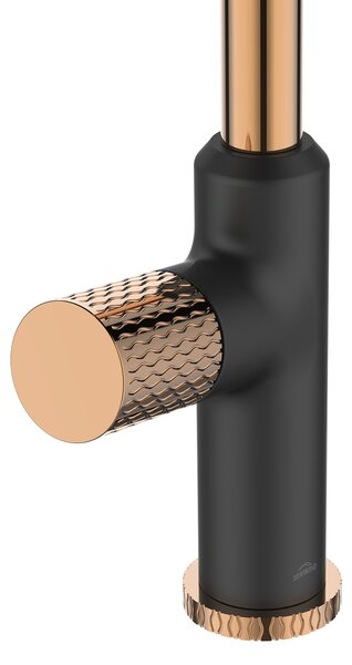 Invena Moonlight, drezová batéria h-400, čierna-ružové zlato, INV-BZ-77-014-V
