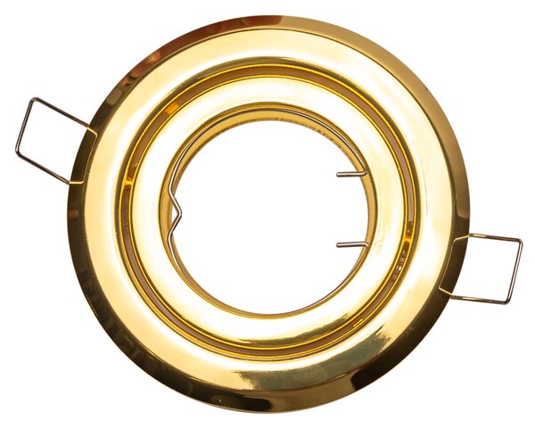T-LED Podhľadový rámček zlatý výklopný guľatý 10421