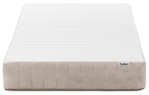 Vreckový pružinový matrac 90 x 200 cm latexová výplň tvrdý so snímateľným poťahom moderný prešívaný
