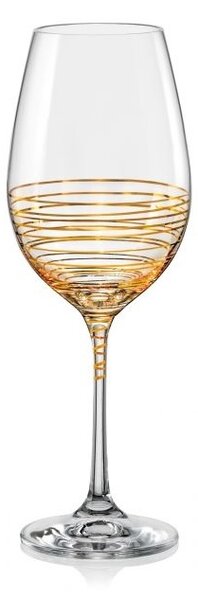 Crystalex poháre na biele víno Viola Spiral 350 ml 2KS
