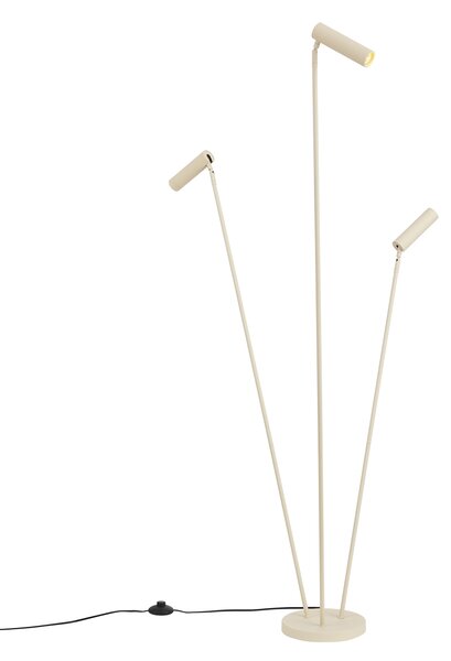 Moderná stojaca lampa béžová 3-svetlá GU10 35mm - Thomas